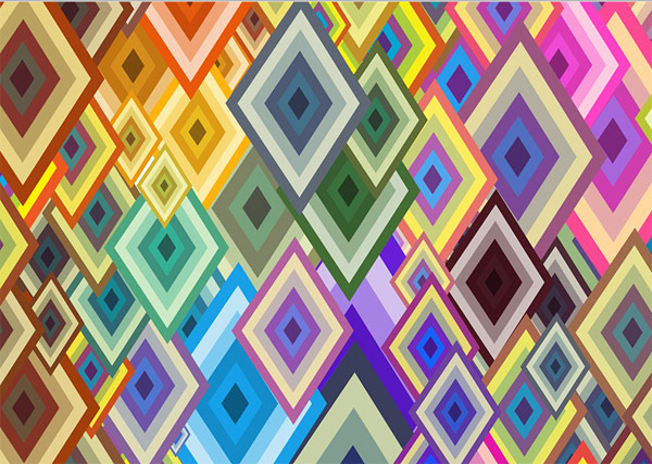 Diamond background vector graphic