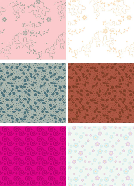 Decorative pattern background pattern 1 vector graphic