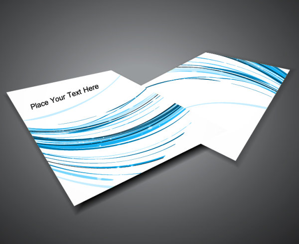 Business form cover vector material set 02