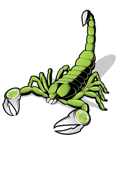 scorpion material green 
