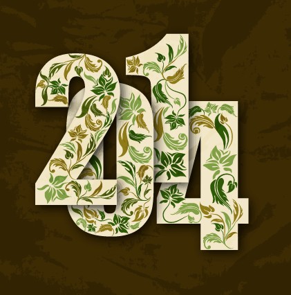 Set of 2014 creative design vector 04