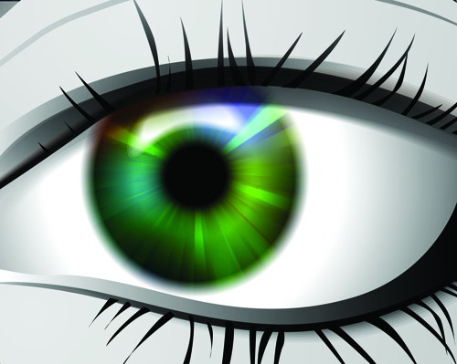 Beautiful Eyes Vector graphic 01