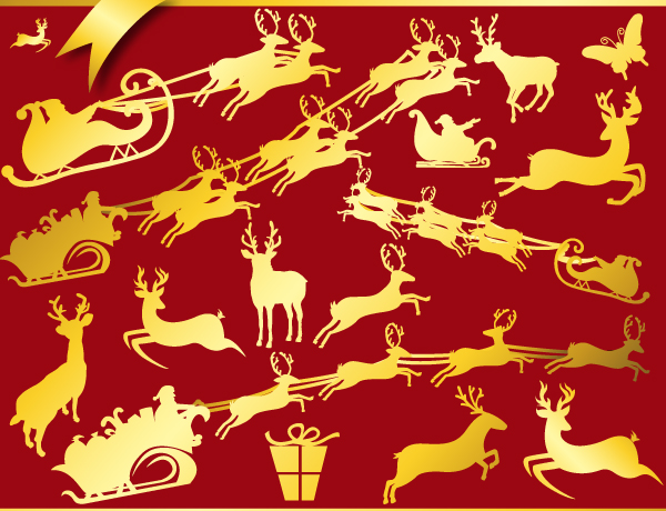 Christmas adornment vector design 06
