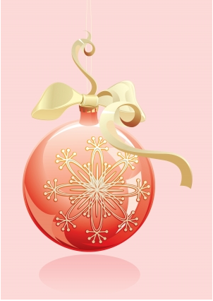 Christmas baubles shiny vector Christmas baubles shiny vector