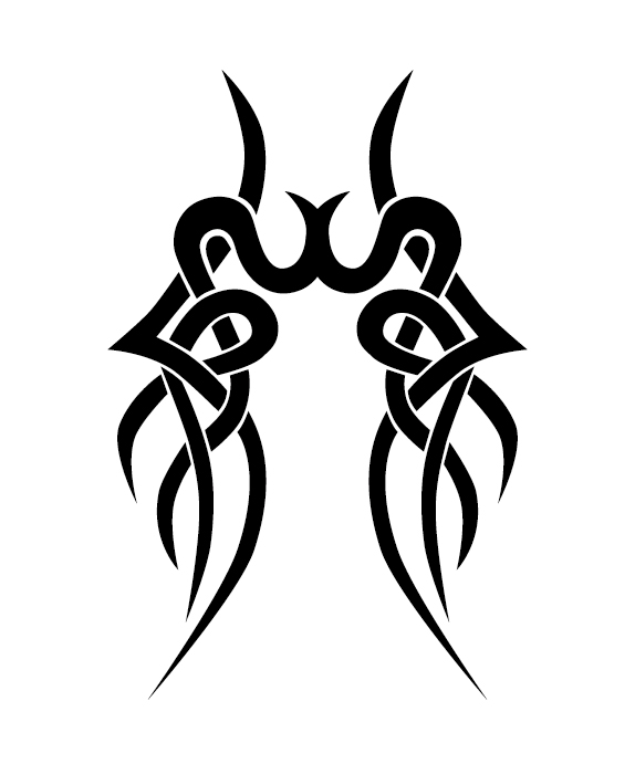 Creative tattoo ornament material vector 07
