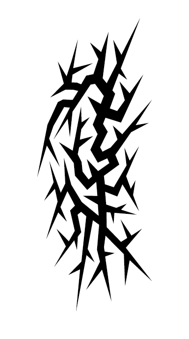 Creative tattoo ornament material vector 08