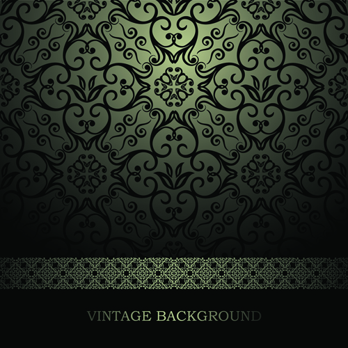 luxurious Damask Patterns background 03