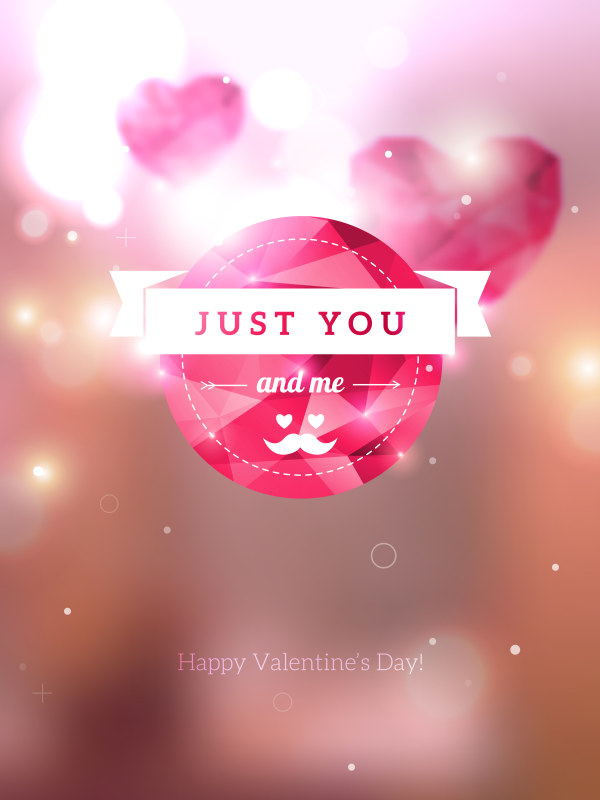 Diamond heart creative vector graphics 03