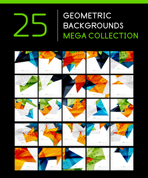 Geometric shape abstract backgrounds vectors 01 Geometric shape abstract backgrounds vectors 01