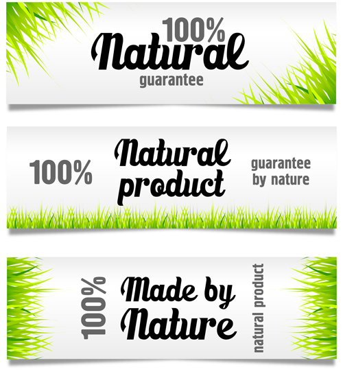 Green grass with sale banner vector