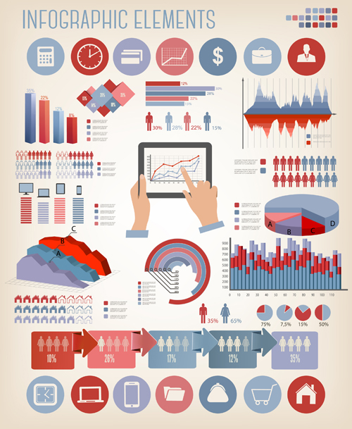 alth infographics vector material 04 Human health infographics vector material 04