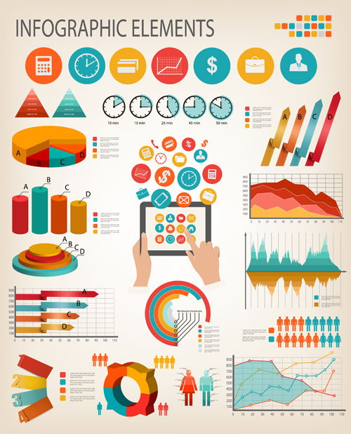 alth infographics vector material 05 Human health infographics vector material 05