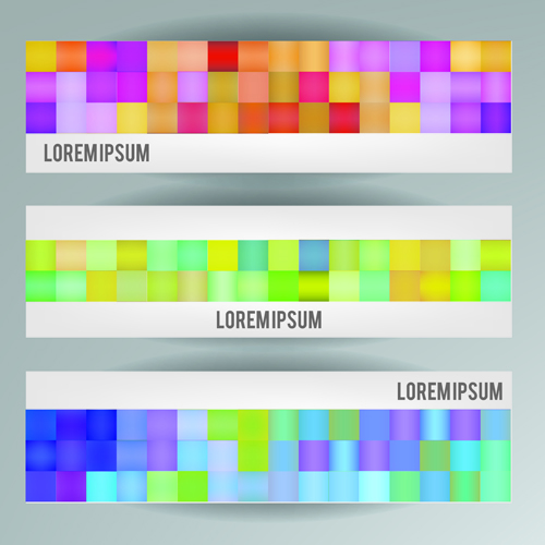 Modern business banner vector material 02