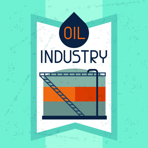 oil industry elements background 