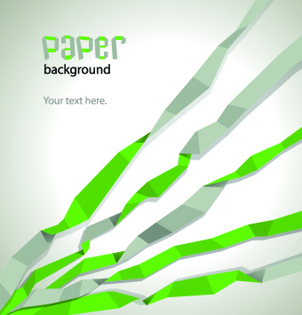 Color paper ribbon background graphic 01