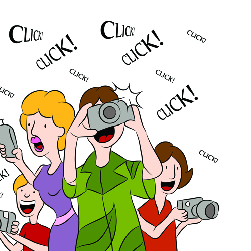Set of Photographer design elements vector 01