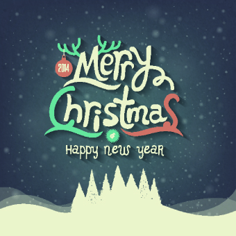 vector background Retro font creative christmas Backgrounds background 