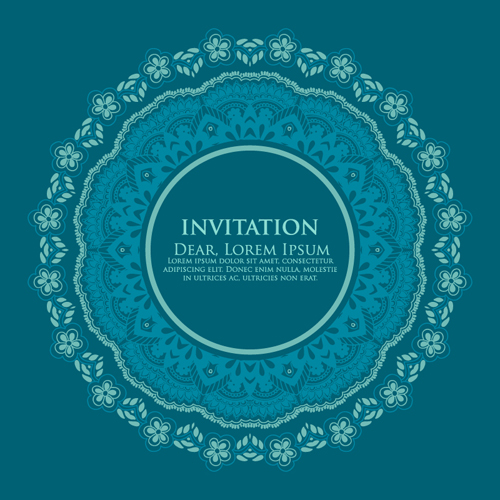 pattern material invitation cards invitation floral pattern floral cards 