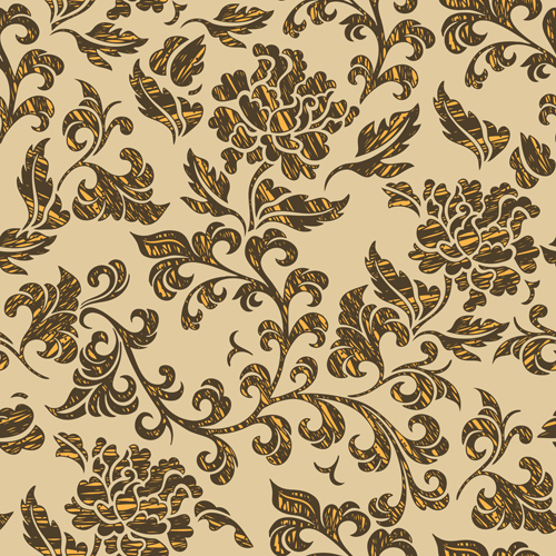 Luxury Seamless pattern vector 03
