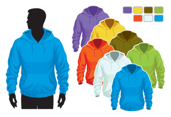 Creative Clothes design elements vector set 09