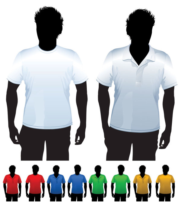 Creative Clothes design elements vector set 24