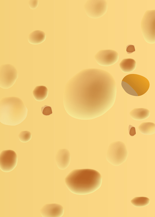 Realistic cheese design elements vector set 05
