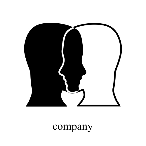 Creative Humans head design elements 05
