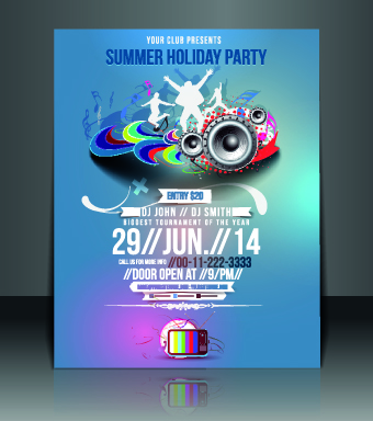 Business flyer and brochure cover design vector 12