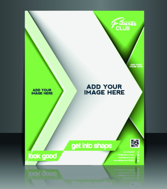 Business flyer and brochure cover design vector 05