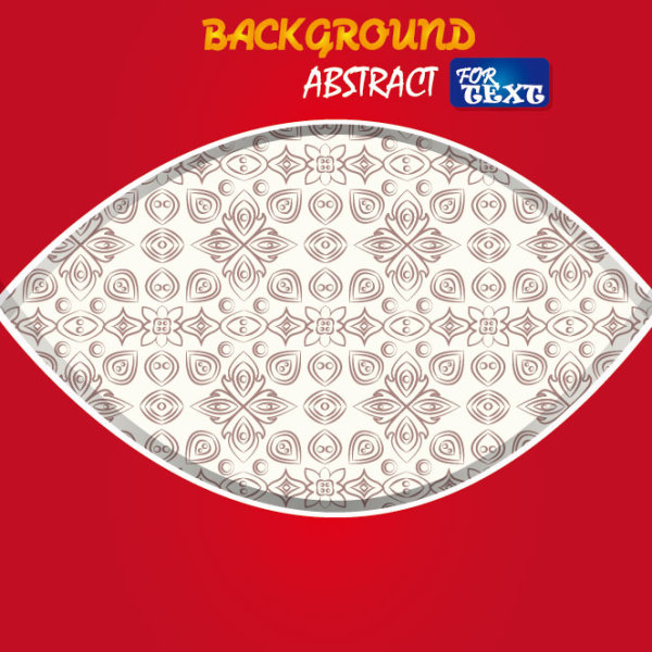Set of Abstract color template background vector 01