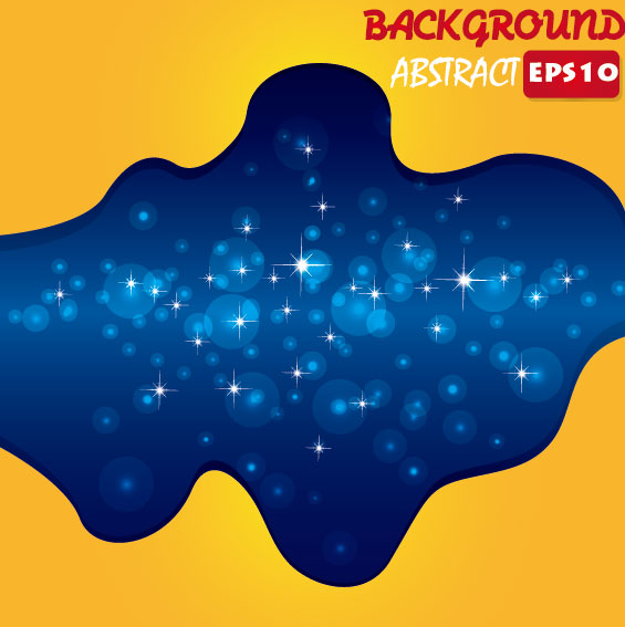 Set of Colorful abstract vector background art 03