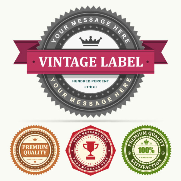 vintage labels label business 