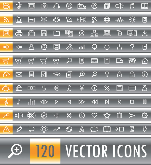 vector simple icons 