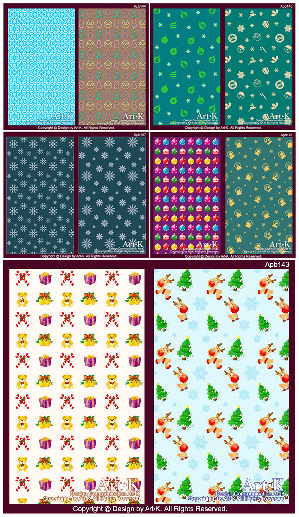 Background Christmas elements vector graphic