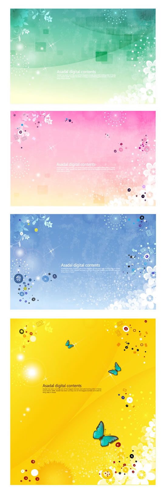 Flower background Vector