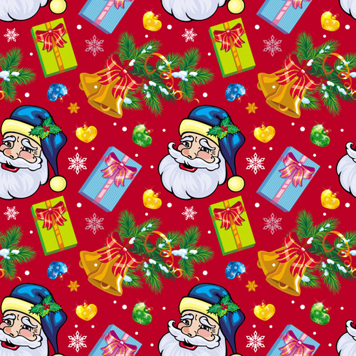 2015 xmas patterns seamless vector set 05