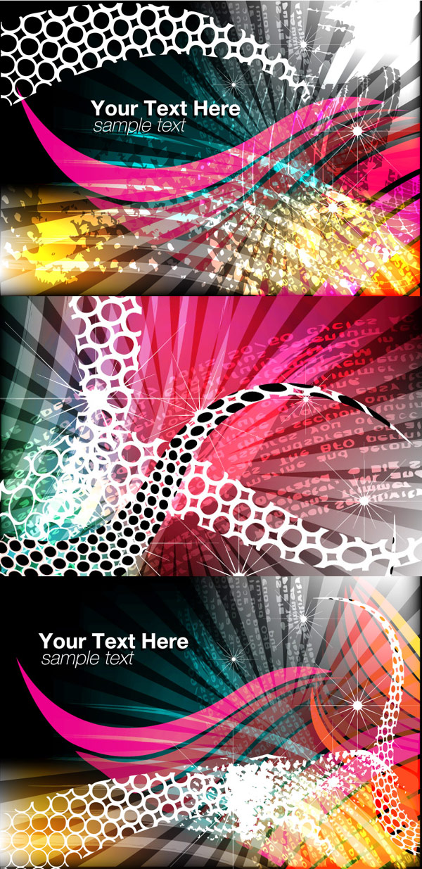 Modern dynamic elements background Vector Graphic