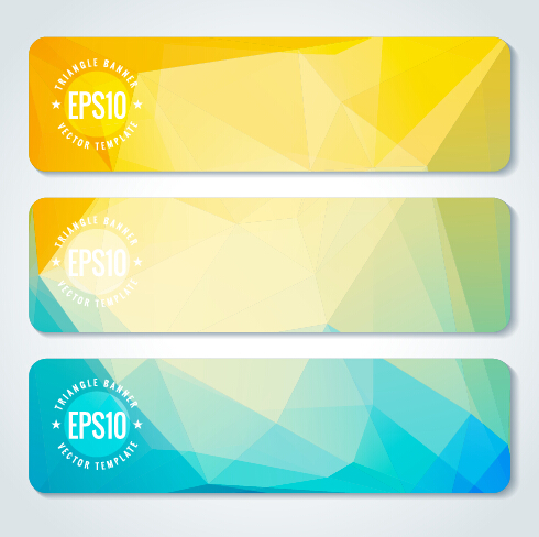 n triangle vector banners graphic 03 Combination triangle vector banners graphic 03