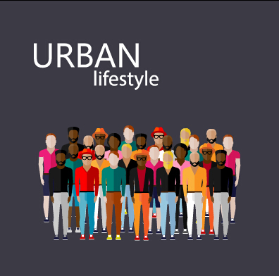 Community people vector template design 02