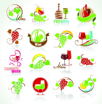 Different Drink Label set