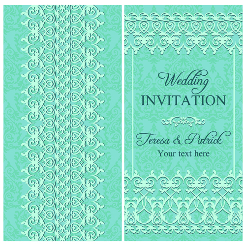 wedding invitation elegant decorative cards card 