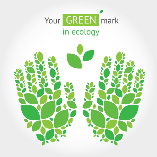 Green ecology template background vectors 03 Green ecology template background vectors 03