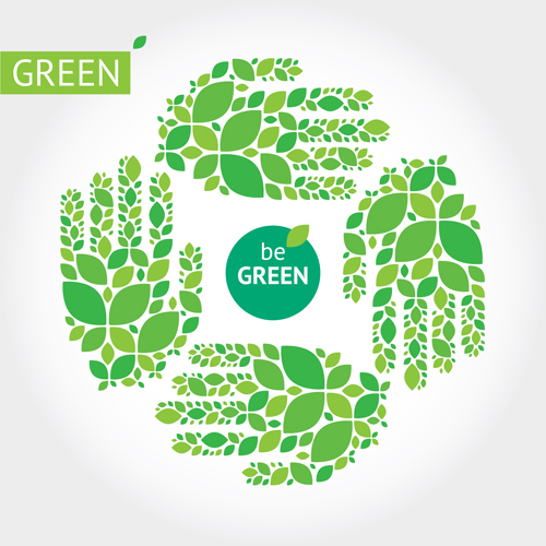 Green ecology template background vectors 04 Green ecology template background vectors 04