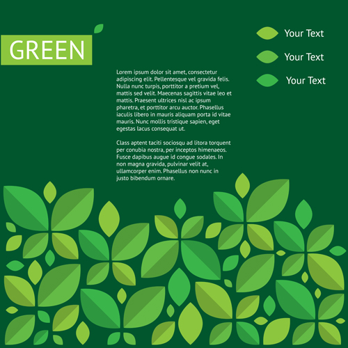 Green ecology template background vectors 07 Green ecology template background vectors 07