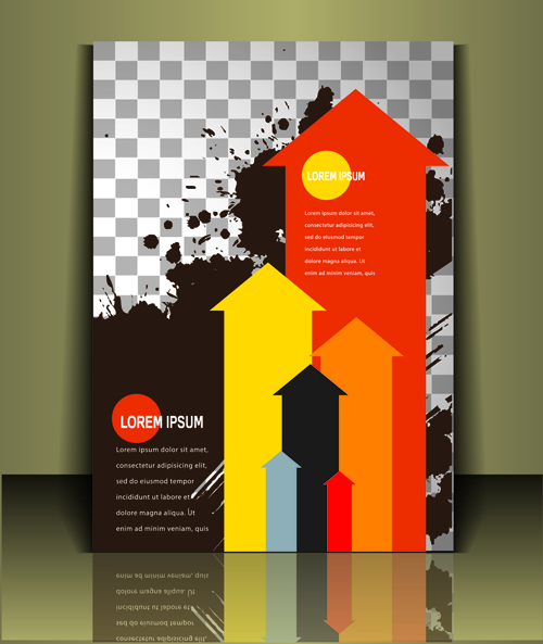 modern illustration flyer cover business 