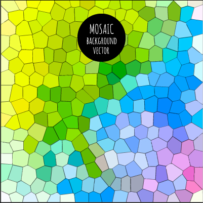 multicolor mosaic background 