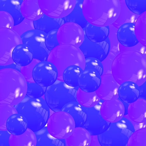 shiny material balls background vector background 