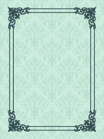 Vintage luxury frame design vector set 07