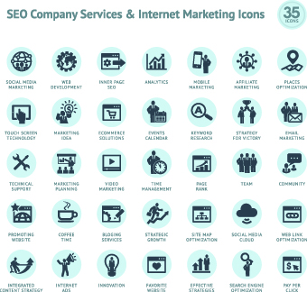 Different Web icons set 03