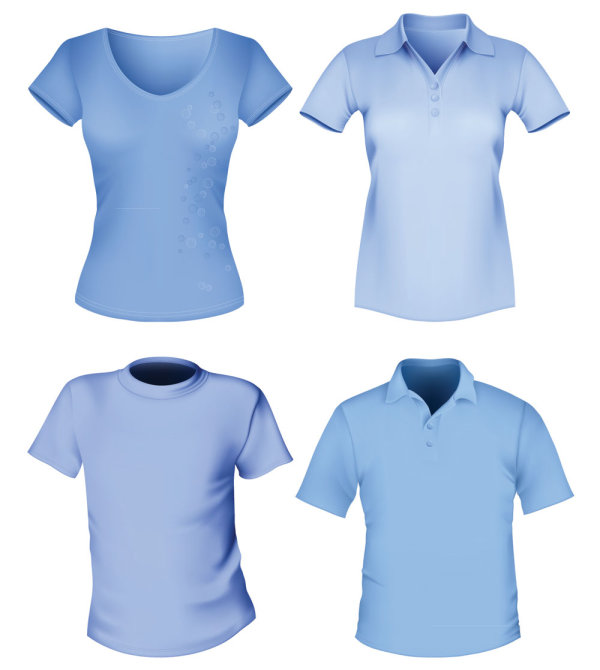 Creative Clothes design elements vector set 07